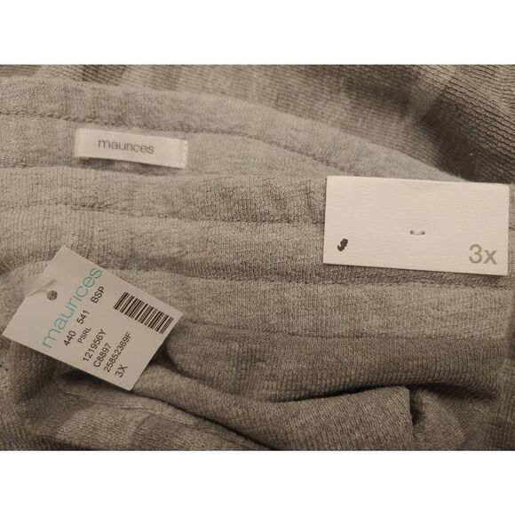 Maurices Women's Size 3X Grey Army Camouflage Knit Skirt - Picture 2 of 5